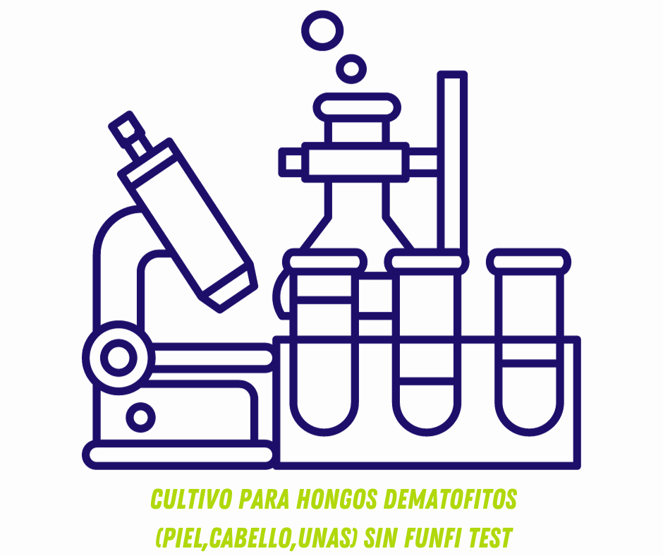 CULTIVO PARA HONGOS DEMATOFITOS (Piel,Cabello,Unas) SIN FUNFI TEST