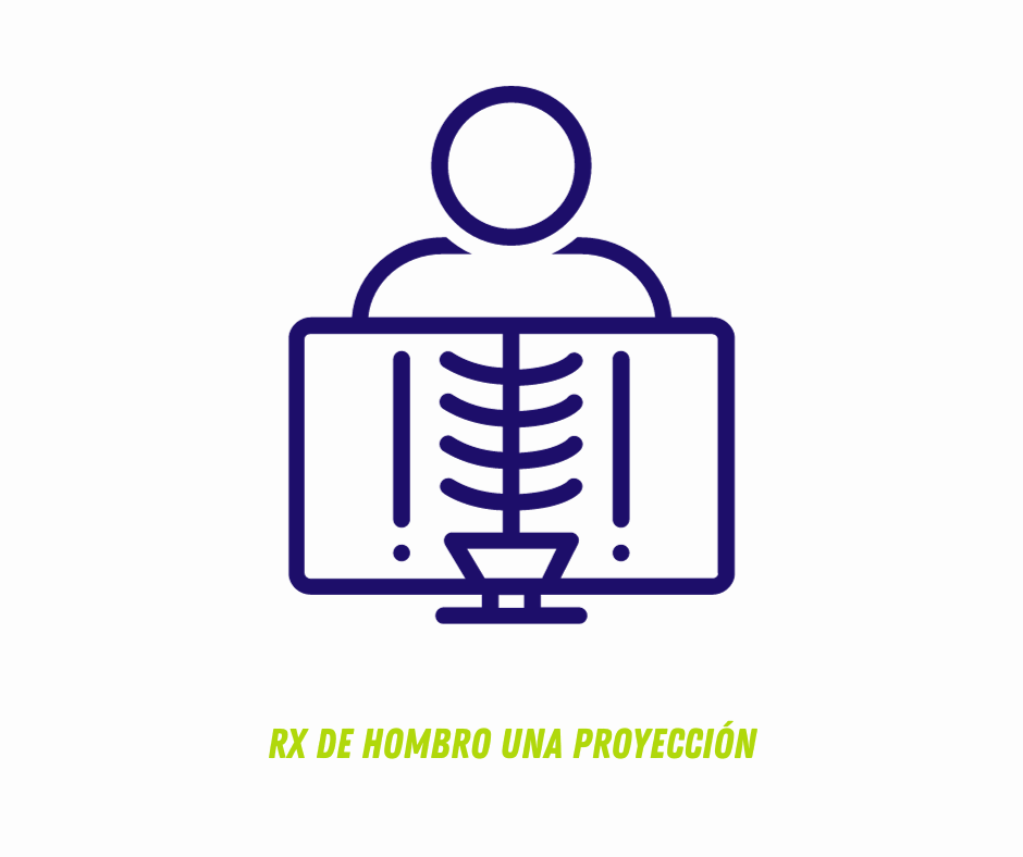 
RX DE HOMBRO UNA PROYECCIÓN