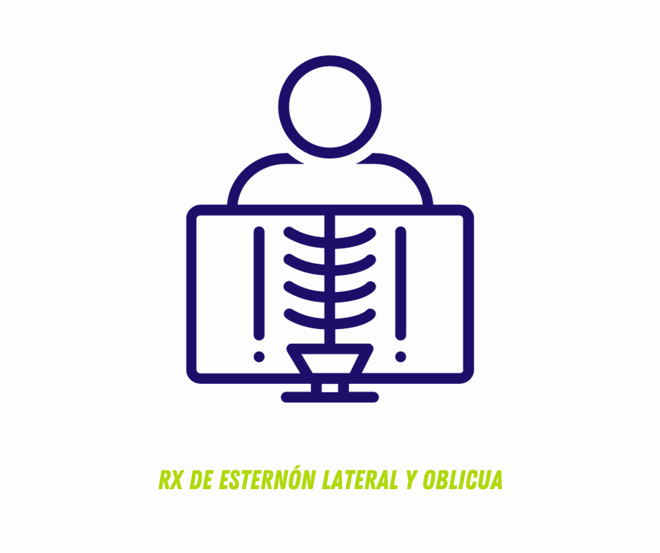 RX DE ESTERNÓN LATERAL Y OBLICUA
