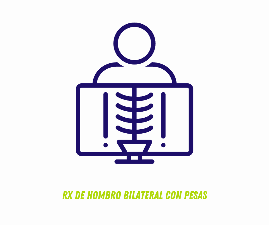 RX DE HOMBRO BILATERAL CON PESAS