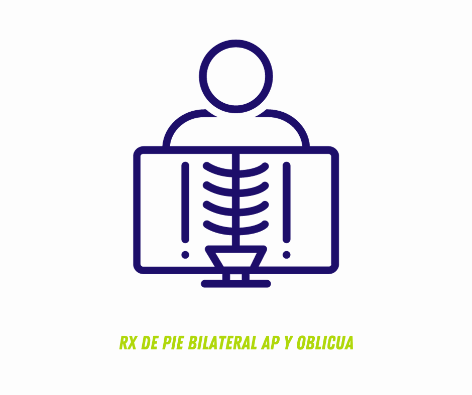 RX DE PIE BILATERAL AP Y OBLICUA