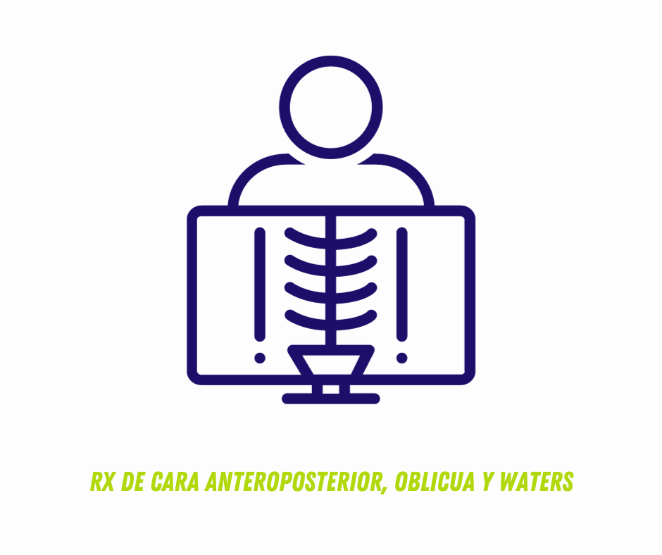 
RX DE CARA ANTEROPOSTERIOR, OBLICUA Y WATERS
