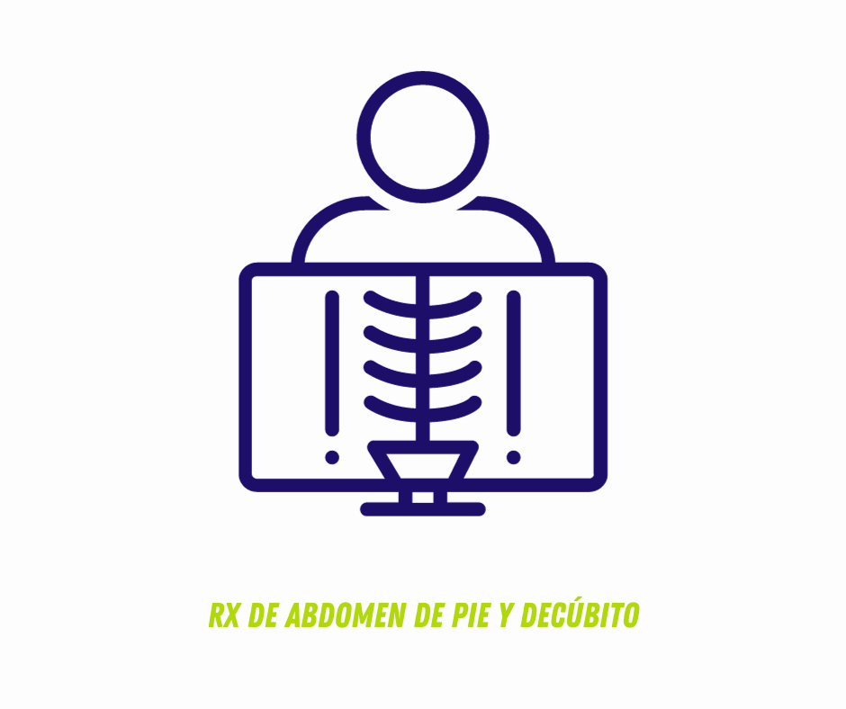 RX DE ABDOMEN DE PIE Y DECÚBITO