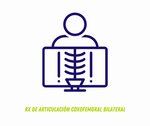 RX DE ARTICULACIÓN COXOFEMORAL BILATERAL