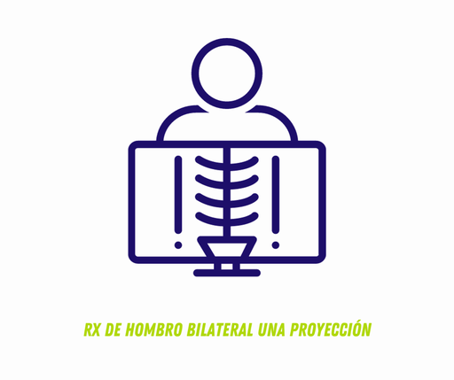 RX DE HOMBRO BILATERAL UNA PROYECCIÓN