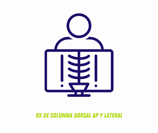 RX DE COLUMNA DORSAL AP Y LATERAL