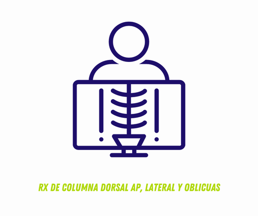 RX DE COLUMNA DORSAL AP, LATERAL Y OBLICUAS
